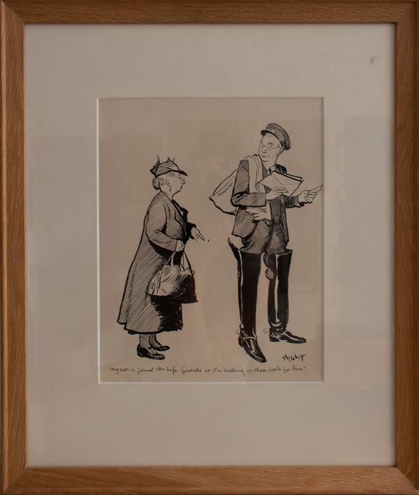 David Ghilchik ROI (1892 - 1974) 'My Son’s Joined the Life Guards…'