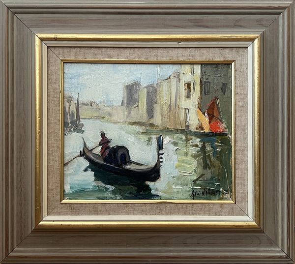 20th Century Swedish School ‘Gondola, Venice’