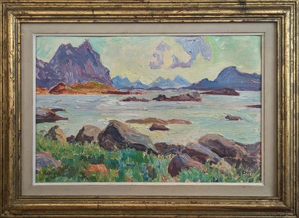 20th Century Swedish School ‘Mountains by Sea’