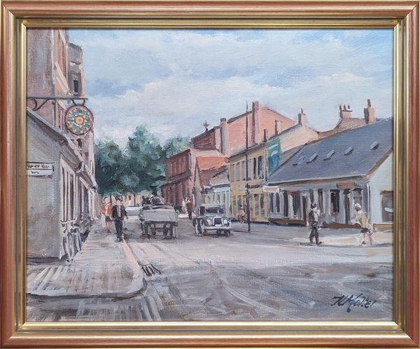 Kaj Molter (1903-1981) ‘Busy Street’