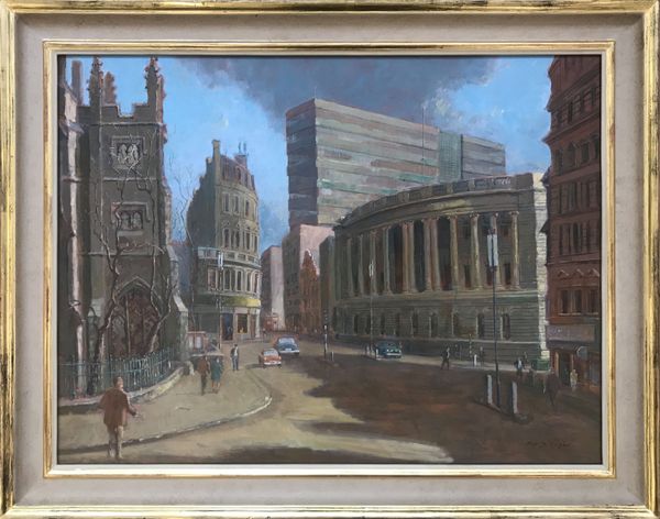 Hugh MacKenzie (1909-2005) 'Afternoon in the City, dated 1960'