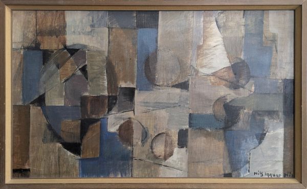 20th Century Swedish School  'Large Midcentury abstract'