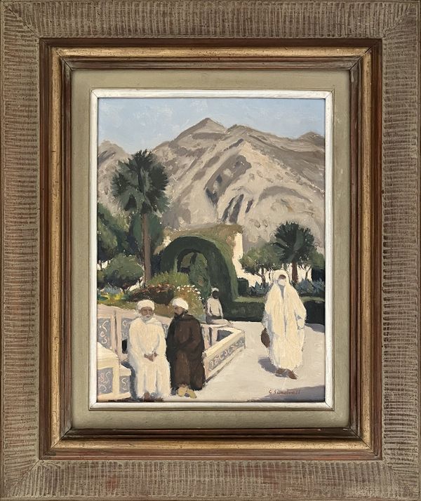 Gösta Sundvall (1900-1957) 'In a North African Garden'