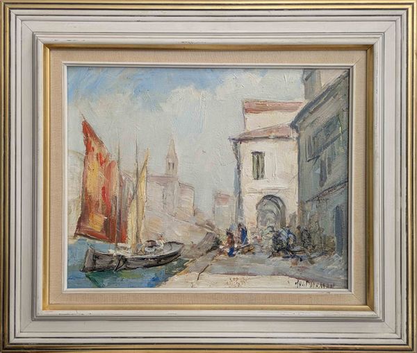 20th Century Swedish School 'Venetian Canal'