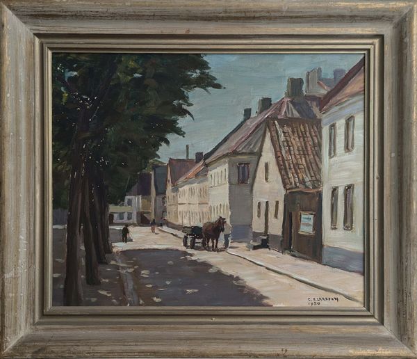 20th Century Swedish School 'Horse and Cart, dated 1950'