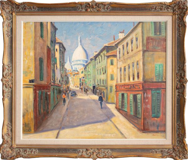20th Century Continental School ‘A Street in Montmartre’
