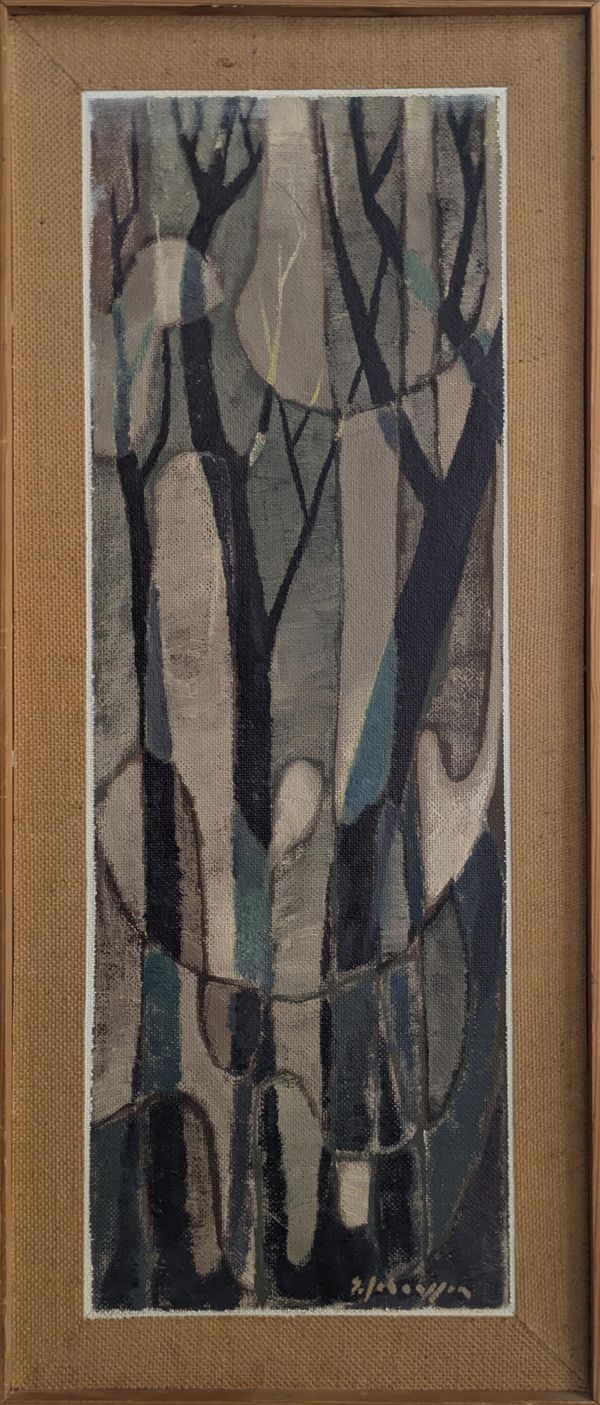 20th century Swedish School 'Abstract Trees'