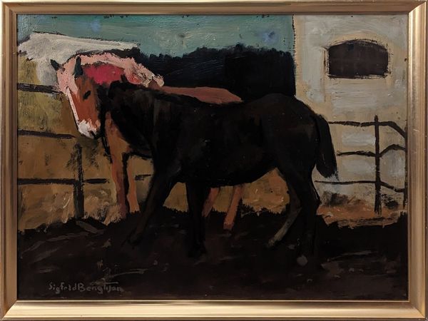 Sigfrid Bengtsson (1898 - 1985)  ‘Horse & Foal’