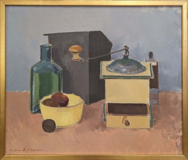 Gustav-Adolf Johansson (1912 - 1998) 'Still life with Coffee Grinder’