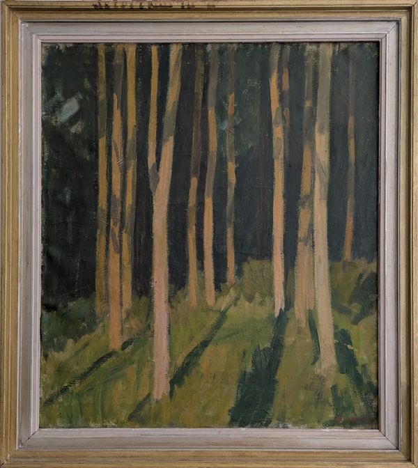 20th Century Swedish School 'Forest in the Setting Sun'