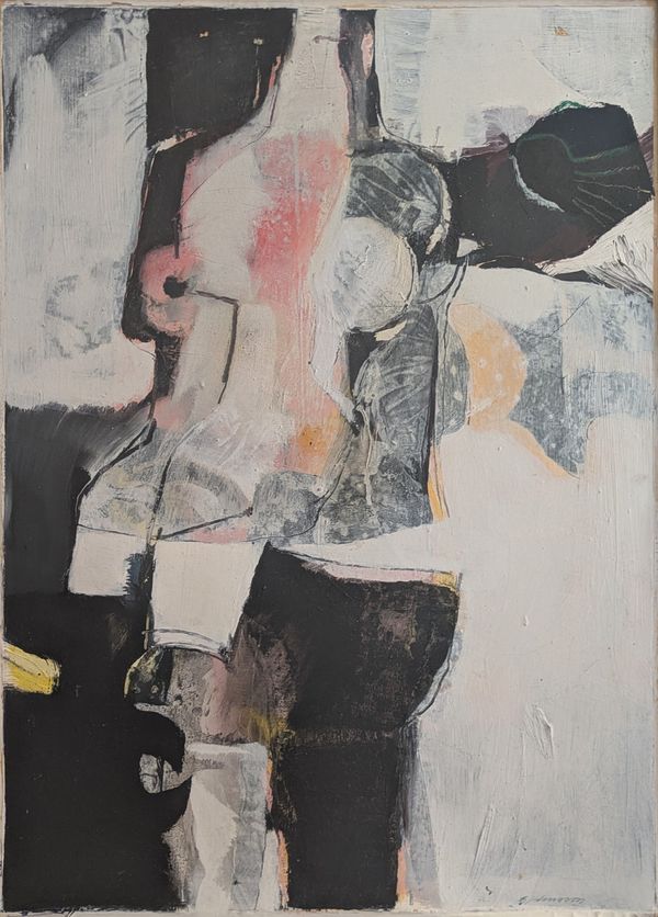 20th Century Swedish School 'Vertical Abstract' - Photo 2