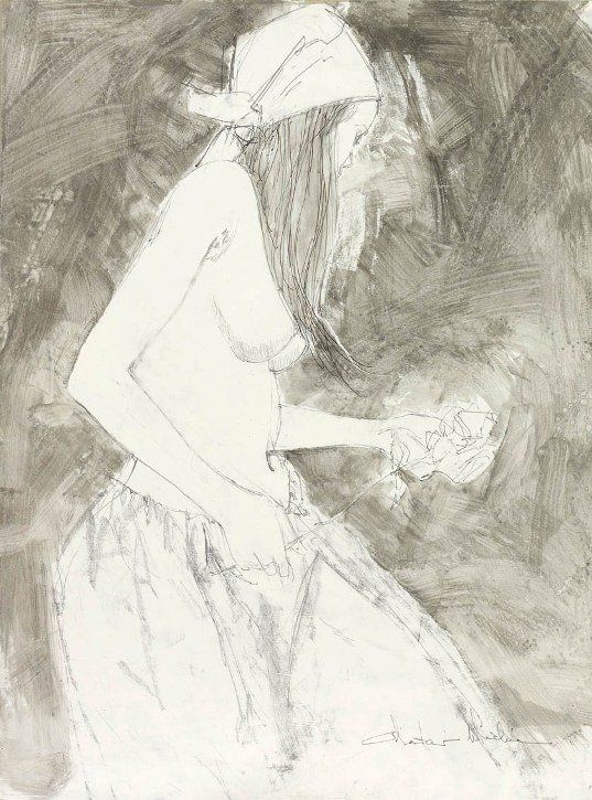 Alastair Michie RWA (1921-2008) 'The Rose'