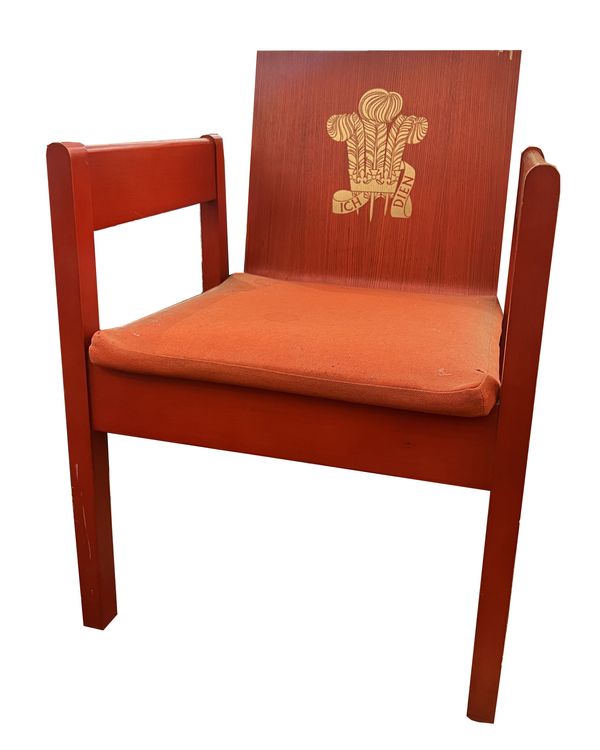 Investiture Chair designed by Lord Snowdon 1969