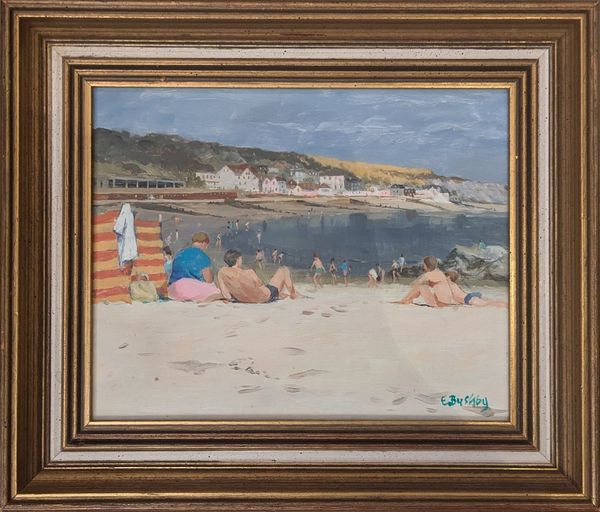 Eileen Bushby (20th Century British School) 'Summer At Lyme Regis'