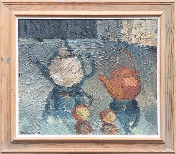 20th Century Swedish School 'Still Life with Teapots'