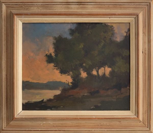 Arne Aspelin (1911-1990) 'Shoreline at Dusk'