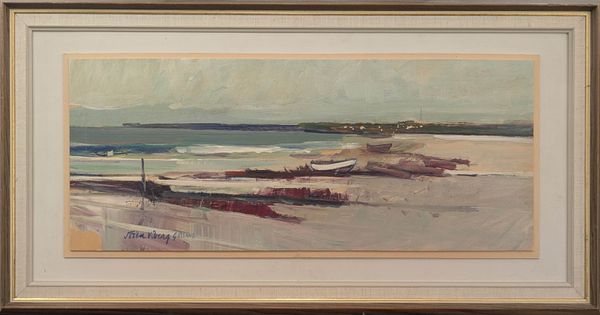 20th Century Swedish school 'Lowtide, Gotlund'