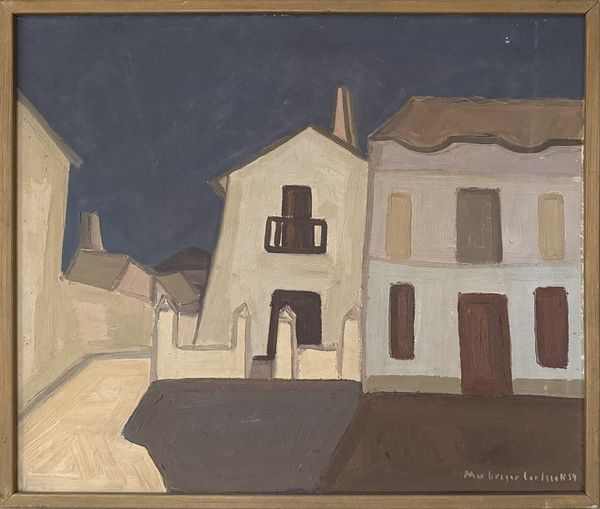 Max Gregor Carlsson (1914-96) ‘Houses in the shade’