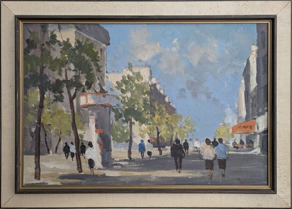 20th Century Swedish School 'Promenade Paris'