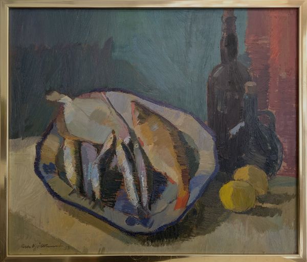 20th Century Swedish School 'Still life with Fish'