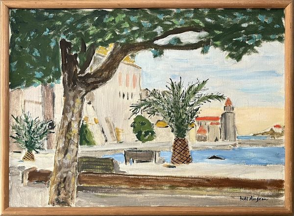 20th Century Swedish School ‘Waterfront Collioure’