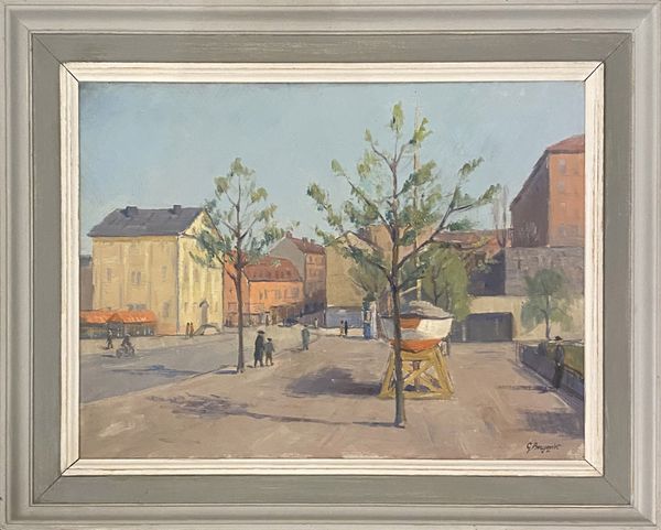 20th Century Swedish School 'A Summer Street'