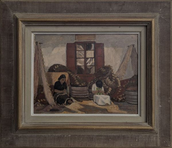 20th Century Swedish School ‘Sewing in the Shade’