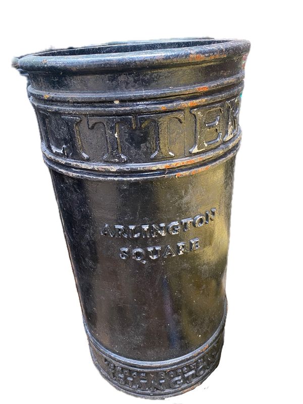 †Islington Council heritage cast iron bin - Highbury Field (1 of 27 similar lots) (daggered lot)