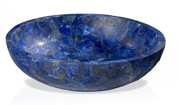 A lapis lazuli veneered sink