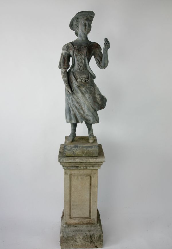 After John Cheere, A lead figure on composition stone base