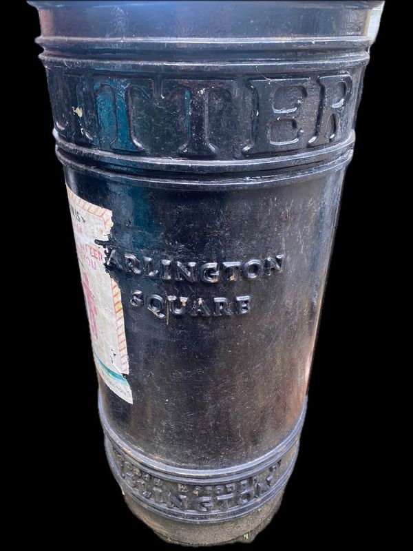 †Islington Council heritage cast iron bin - Arlington Square (1 of 27 similar lots) (daggered lot)