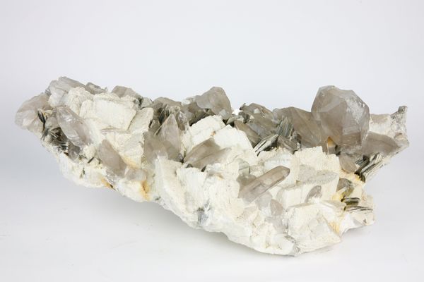 An impressive crystal quartz bed
