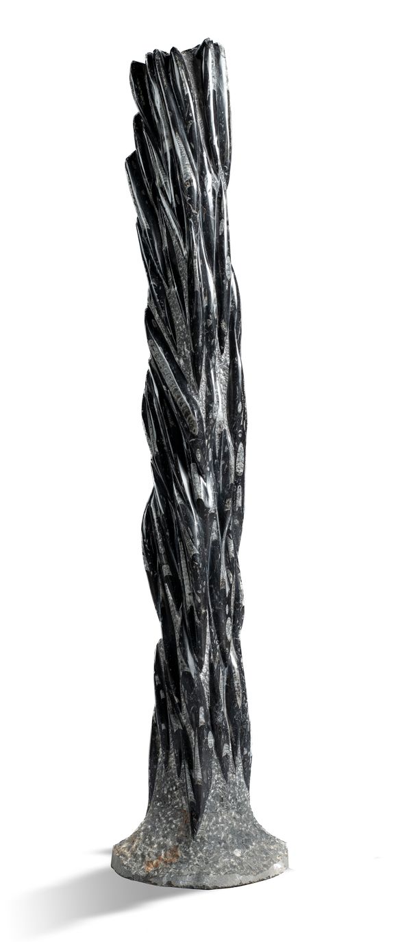 An Orthoceras sculpture