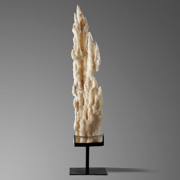 A large stalactite on stand overall 156cm high Provenance: From the collection of Dame Elizabeth Frink by descent to the present owner