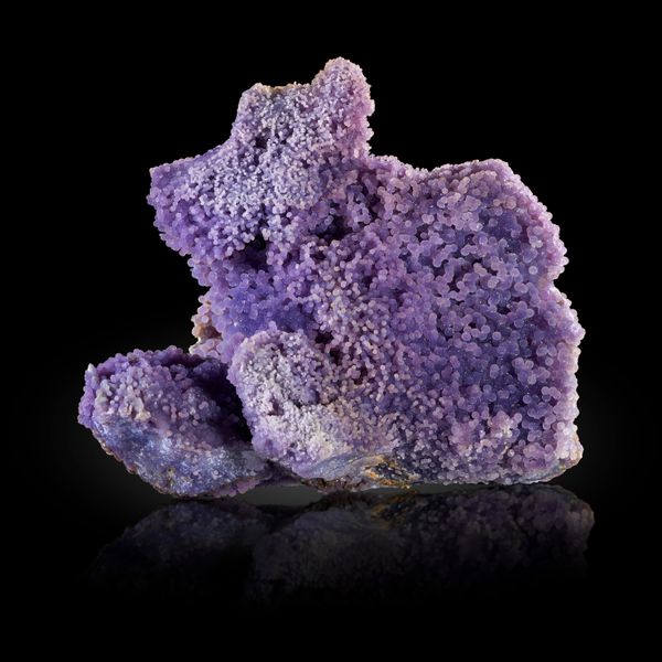A botryoidal Grape agate chalcedony  Sulawesi, Indonesia 18cm high by 21cm wide