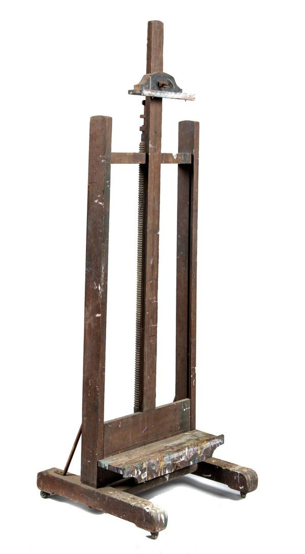 A similar easel 200cm high Part of the Late Dr Gerald Moore Collection of Paintings and Sculpture