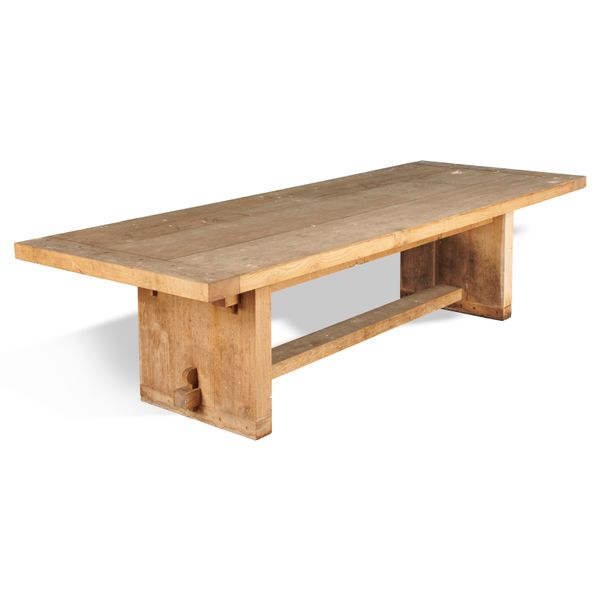 An oak table modern 274cm by 100cm