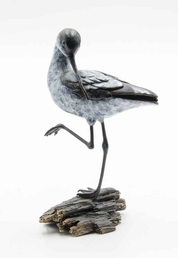 Steve Boss Avocet Bronze approx 15cm high by 9cm wide by 8cm deep