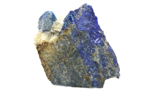 A lazurite and lapis freeform 9cm high by 8cm wide, 190g