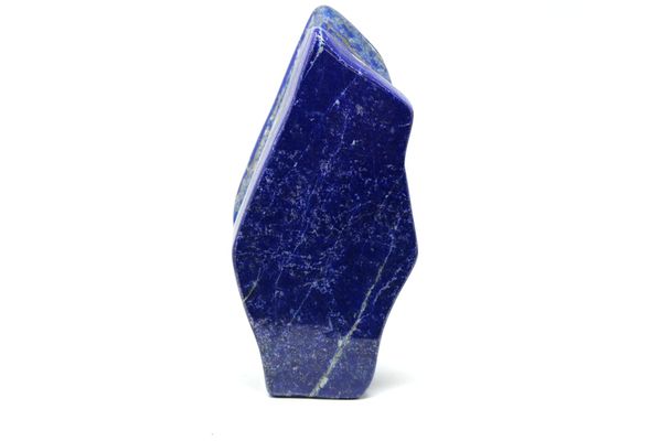 A lapis lazuli freeform 29cm high by 13cm wide by 7cm deep, 4.8kg