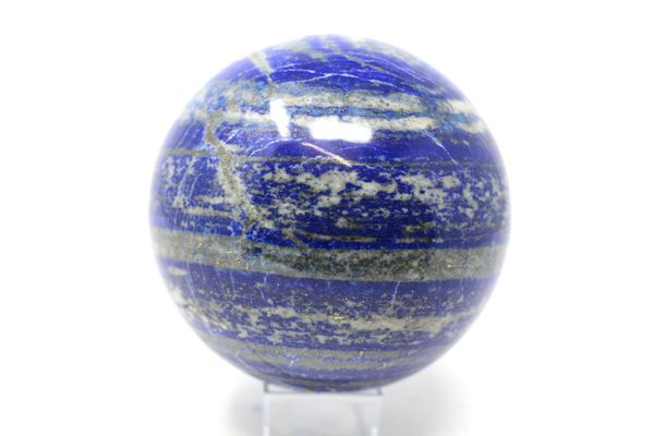 A lapis lazuli sphere 11cm diameter, 2.67kg