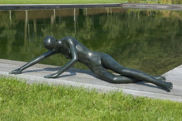 Patricia Peeters, (born 1964) End Dance Bronze Signed and numbered from an edition of 150 34cm high by 138cm long by 31cm deep