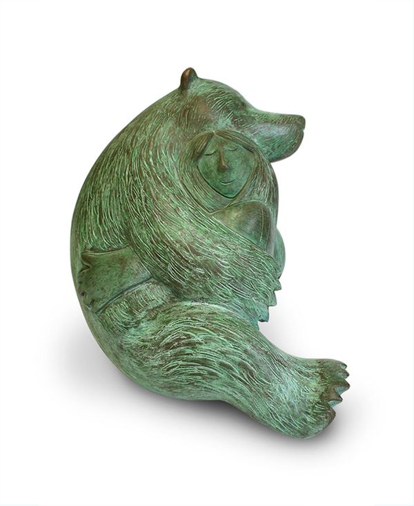 Paul Smith Into The Woods Bronze (verdigris) resin From edition of 24 21cm high by 19cm wide by 18cm deep
