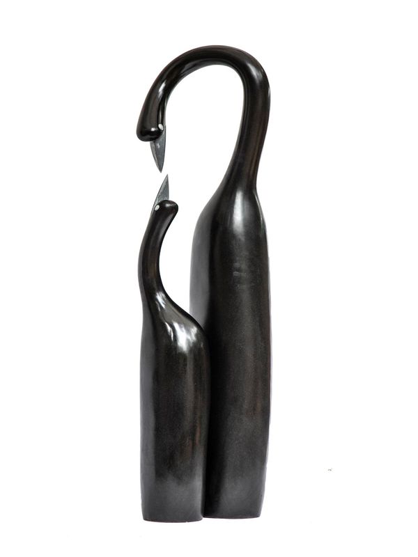 Alfred Mutuke Heart of Caring Sprinsgtone Signed 178cm high by 42cm high by 29cm deep