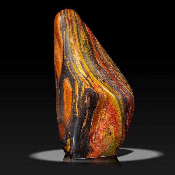 A banded ironstone freeform South Africa, approximately 2.5 bya 30cm, 9.5kg