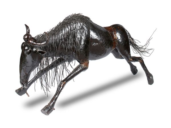 A similar sheet metal Wildebeest 104cm high by 220cm long 