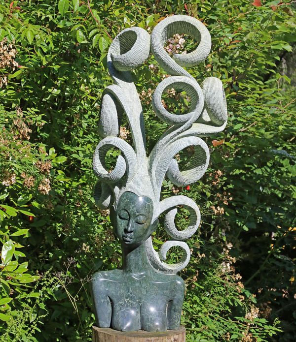 David White Embrace the Curls Opal stone Unique 152cm high by 68cm wide by 30cm deep