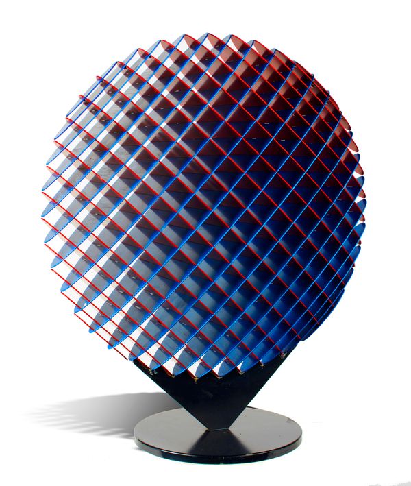 Richard Cresswell Pebble Squared  Anodised aluminium 48cm high by 40cm wide by 20cm deep 