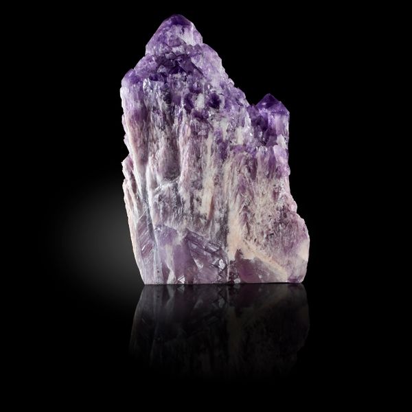 An unusual amethyst cluster  Brazil 24cm high