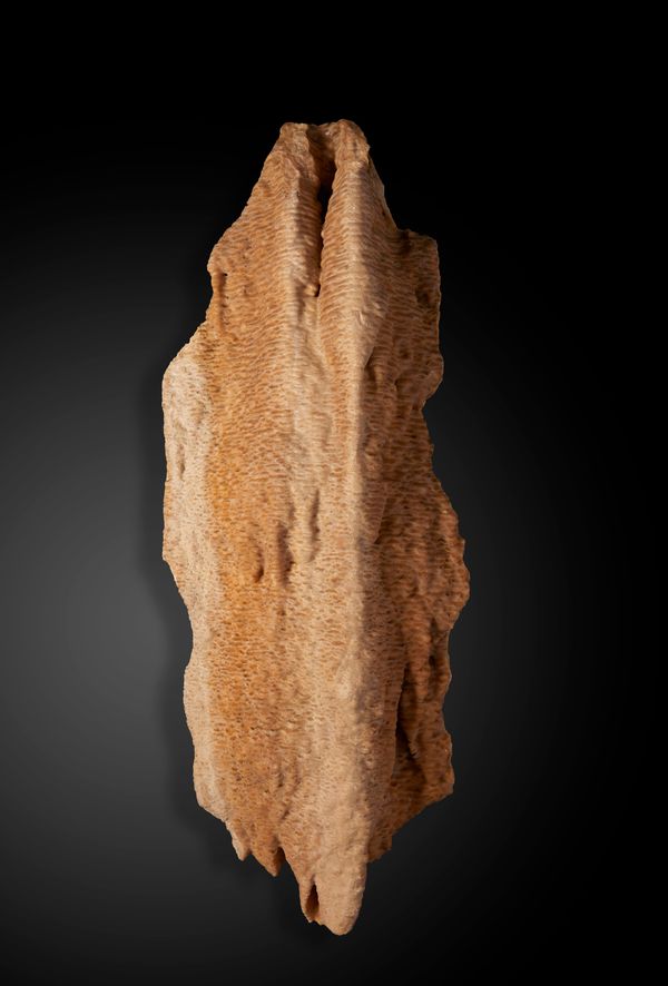 A rare Cheddar Gorge |flow| stone calcite specimen 99cm By repute collected in the 1870s